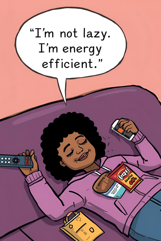 "I'm not lazy I'm Energy Efficient