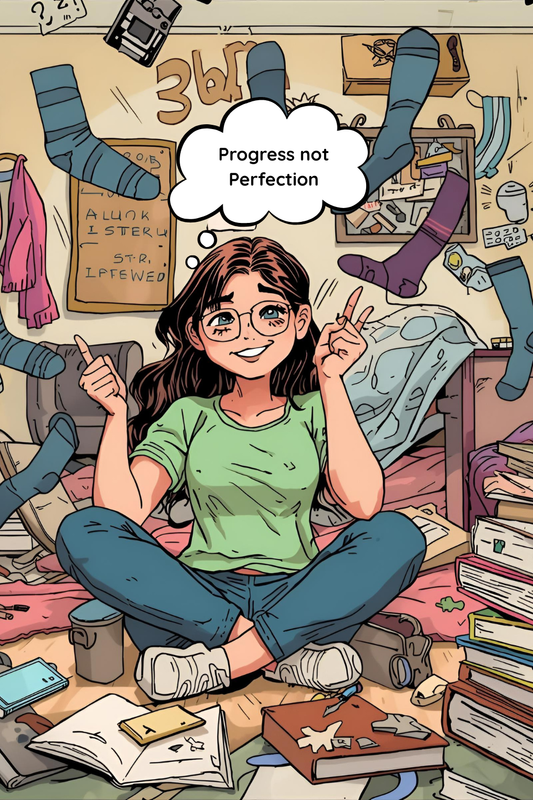 "Progress not Perfection" Poster
