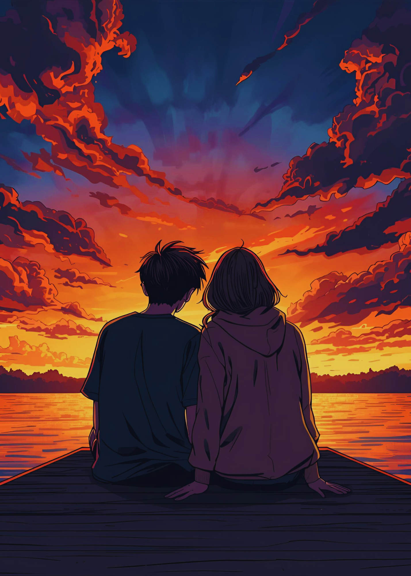 "Sunset Love" Teen Wall Art