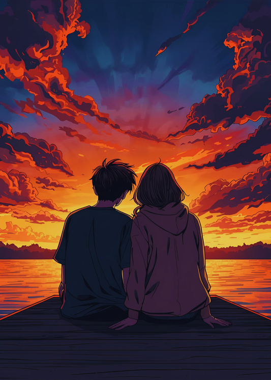 "Sunset Love" Teen Wall Art