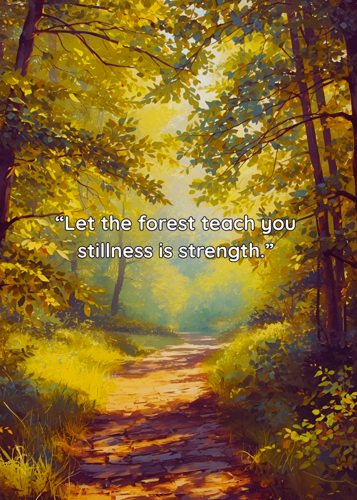 " Let The Forest Teach You"