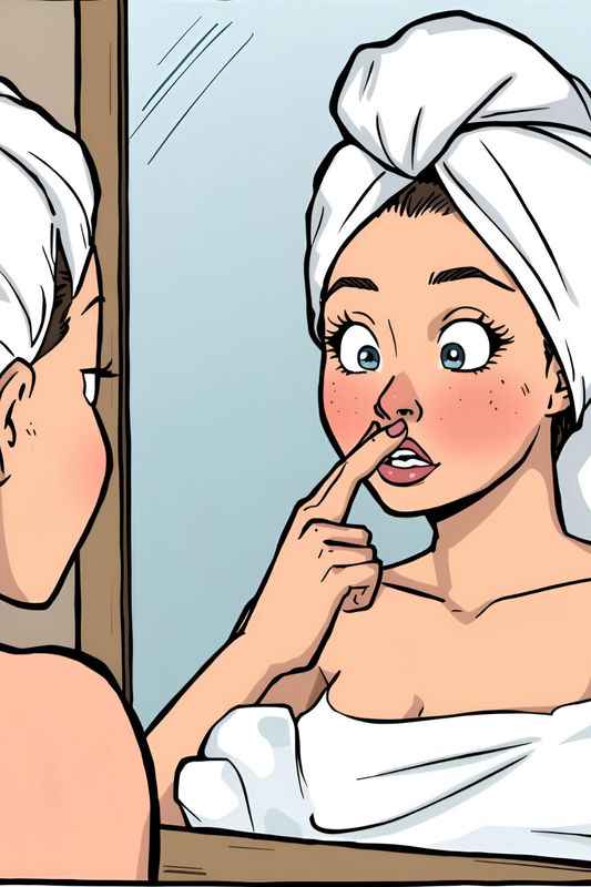 "Unwanted Pimples" Poster